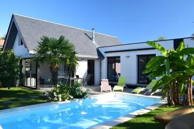 Piscine de l'établissement Villa plage piscine chauffée ou située à proximité