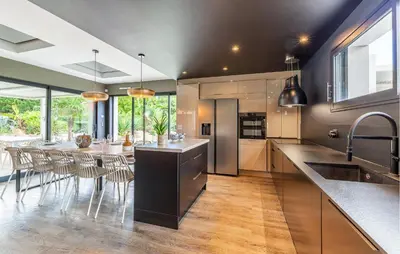 Cuisine ou kitchenette dans l'établissement Modern Villa With Private Pool