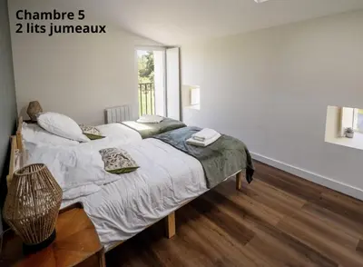Un ou plusieurs lits dans un hébergement de l'établissement Proche Puy duFou - Les Buardieres