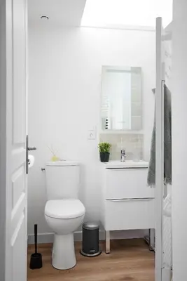 Salle de bains dans l'établissement Le Duplex