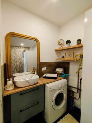 Salle de bains dans l'établissement Studio à St Brévin les pins