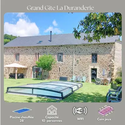 Plan de l'établissement Gîte de la Duranderie