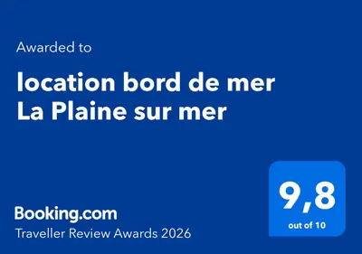 Certificat, récompense, panneau ou autre document affiché dans l'établissement location bord de mer La Plaine sur mer