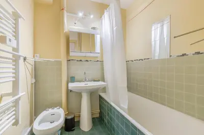 Salle de bains dans l'établissement L’Évasion Atlantique - Appt à 5 min de la plage
