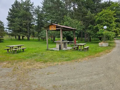 Paysage naturel près de le camping