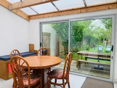 Balcon ou terrasse dans l'établissement L'Escale, gîte à la campagne