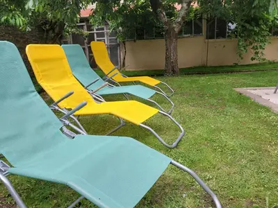 Jardin de l'établissement Gîte de la Vallée du Don