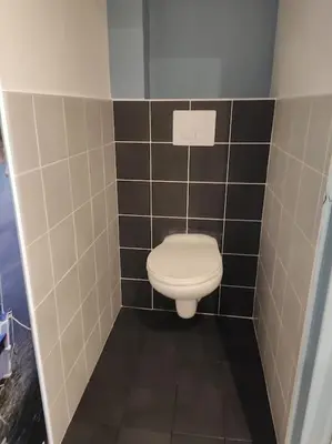 Salle de bains dans l'établissement Appartement Cosy, 3 Chambres près du centre ville