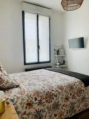 Un ou plusieurs lits dans un hébergement de l'établissement Perne, chambre d'hôtes à la campagne