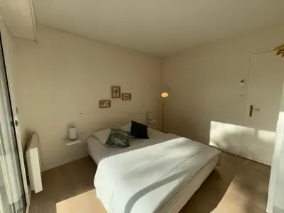 Un ou plusieurs lits dans un hébergement de l'établissement Maison familiale de charme à Saint-Jean-de-Monts - WIFI - FR-1-323-546