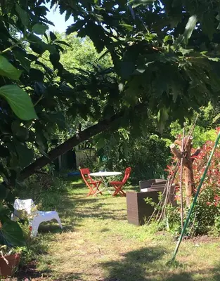 Jardin de l'établissement Chambre ville & campagne