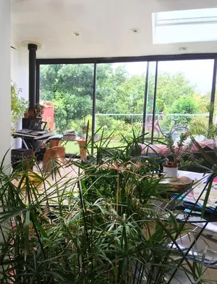 Jardin de l'établissement Chambre ville & campagne