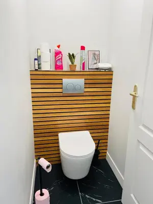 Salle de bains dans l'établissement Casa Mafate