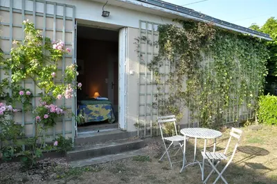 Jardin de l'établissement Gîte du Plessis