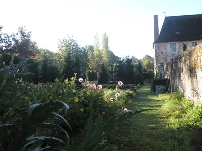 Jardin de l'établissement Gîte du Plessis