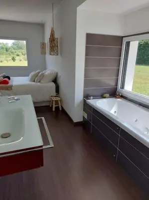 Plan de l'établissement Villa MINA avec piscine privée proche mer
