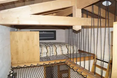 Coin salon dans l'établissement SPA & Tiny house à la campagne