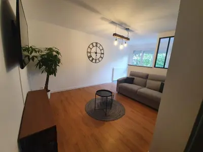 Coin salon dans l'établissement La citadine