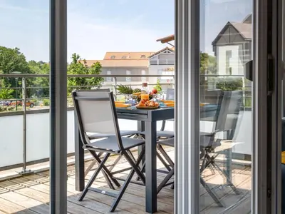 Balcon ou terrasse dans l'établissement Apartment L'Indigo by Interhome