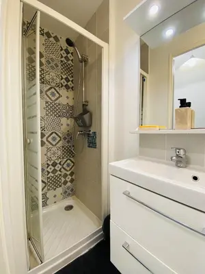 Salle de bains dans l'établissement Casa Jacobin
