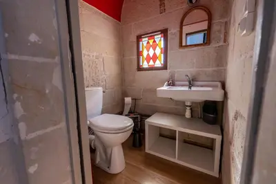 Salle de bains dans l'établissement L'échauguette d'Ancenis centre