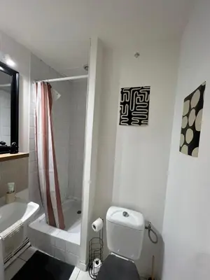 Salle de bains dans l'établissement Charmant 2 chambres - Centre