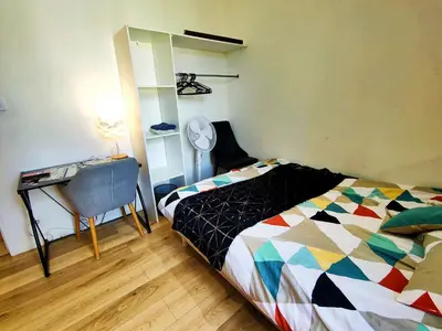 Un ou plusieurs lits dans un hébergement de l'établissement 2 chambres Centre Chateaubriant Sauna