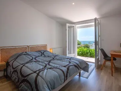 Un ou plusieurs lits dans un hébergement de l'établissement Holiday Home Le Bigorneau Préfaillais by Interhome