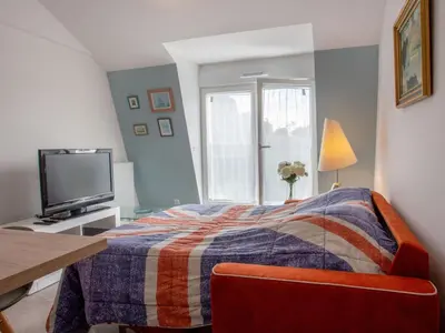 Un ou plusieurs lits dans un hébergement de l'établissement Apartment Côté Port by Interhome