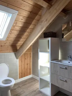 Salle de bains dans l'établissement La Désirade