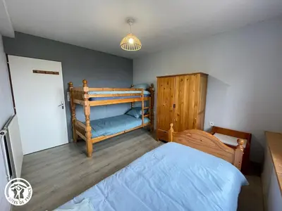 Un ou plusieurs lits dans un hébergement de l'établissement Séjour nature au cœur du bocage vendéen, proche Puy du Fou - 3 chambres avec terrasse et jardin - FR-1-426-556