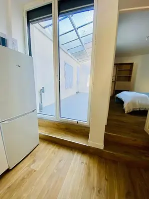 Un ou plusieurs lits dans un hébergement de l'établissement Maison à Cholet