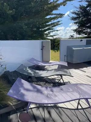 Balcon ou terrasse dans l'établissement Maison de Vacances des Centaurées