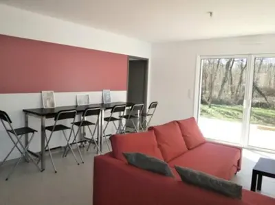 Coin salon dans l'établissement Gîte LMNP Zehr
