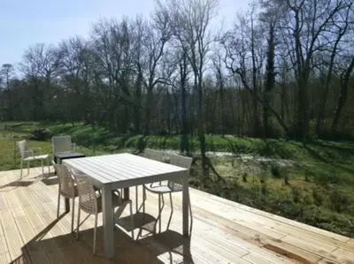 Paysage naturel près de la maison de vacances