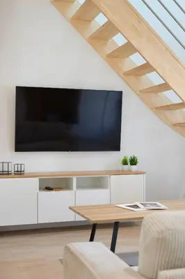 Télévision ou salle de divertissement dans l'établissement La Casa di Cami, maison cocon 4 à 6 personnes