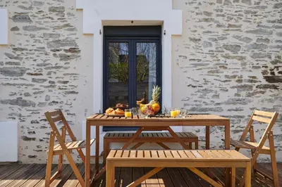 Balcon ou terrasse dans l'établissement La Casa di Cami, maison cocon 4 à 6 personnes
