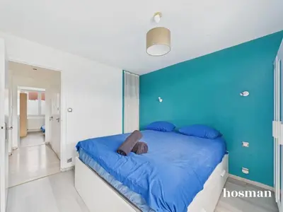 Un ou plusieurs lits dans un hébergement de l'établissement le blue - T3 à Nantes - Comme à la maison