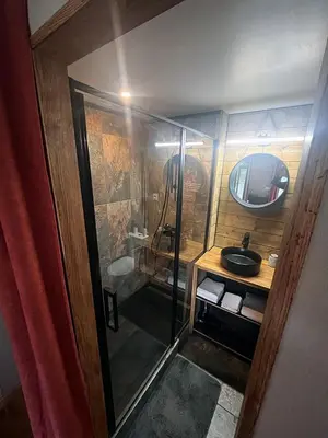 Salle de bains dans l'établissement Le bout du chemin