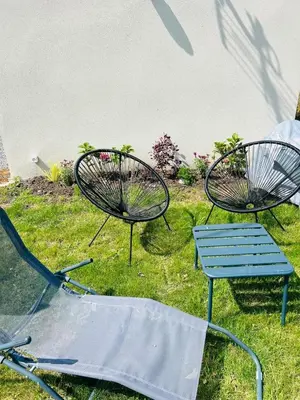 Jardin de l'établissement gîte de félicité, calme et nature