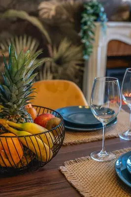Boissons dans l'établissement Cosy T2 RDC avec extérieur privatif