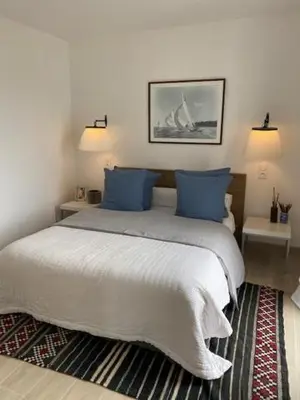 Un ou plusieurs lits dans un hébergement de l'établissement La Maisonnette