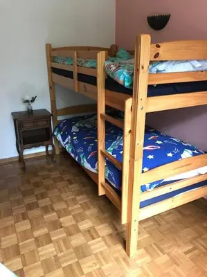 Un ou plusieurs lits dans un hébergement de l'établissement Ly Jymjac Saint Hilaire de Riez St Jean de Monts