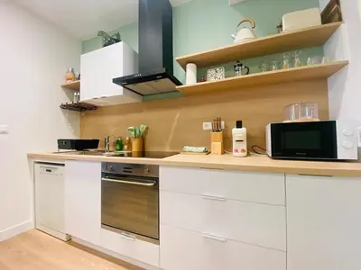 Cuisine ou kitchenette dans l'établissement Casa Coeur Doutre