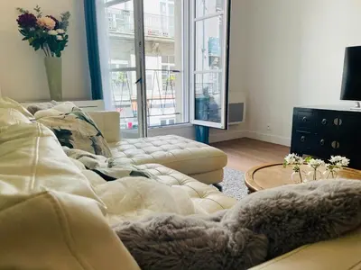 Coin salon dans l'établissement Casa Coeur Doutre