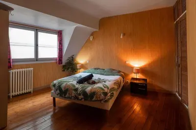 Un ou plusieurs lits dans un hébergement de l'établissement Appartement spacieux au cœur d'Angers étage 3 - 6 personnes