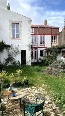 Jardin de l'établissement Maison de charme Bord de Loire -15mn des plages