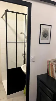 Salle de bains dans l'établissement Maison de charme Bord de Loire -15mn des plages