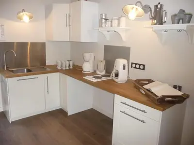 Cuisine ou kitchenette dans l'établissement Château de la Galissonnière