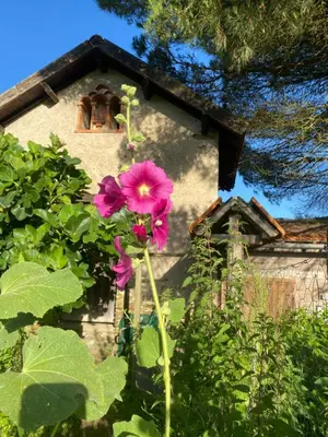Jardin de l'établissement CH1- MANOIR DU MOULINIER - Campagne - Calme - Petit-déj inclus - Table d'hôte sur réservation - Parking gratuit